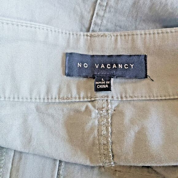 Cargo Mini Skirt. Khaki Green. Y2K, Grunge. By No Vacancy Size Large. - Picture 4 of 6